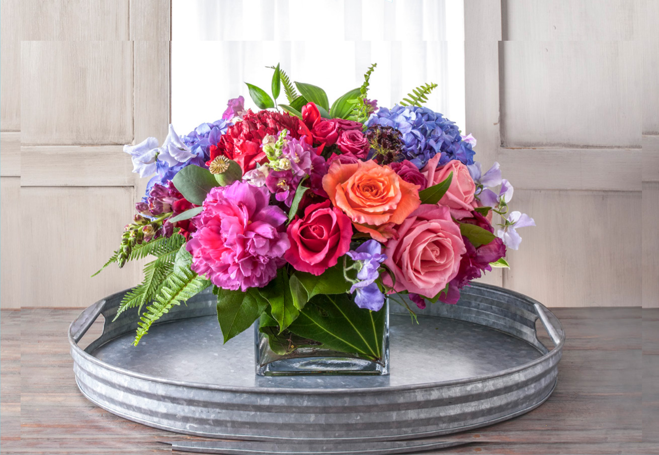 FUNERAL 'GROWING GARDEN' CUT FLOWERS - Robin Wood Flowers