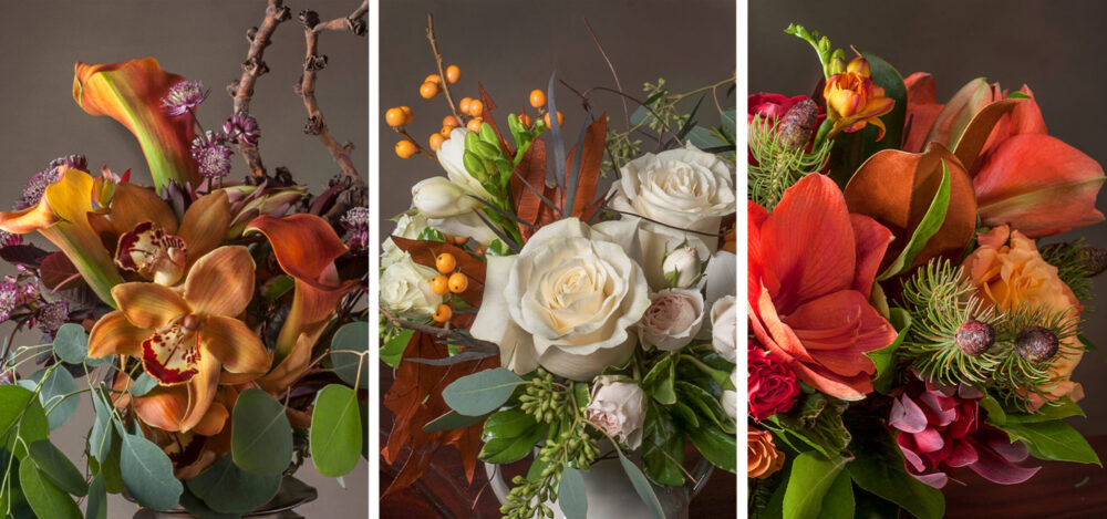 THANKSGIVING CENTERPIECES<br>DESIGNER ORIGINALS